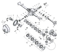 Rear Axle Assembly Posi Differential